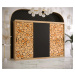 Šatní skříň Abi Sosna Barva korpusu: Dub - Artisan, Rozměry: 250 cm, Dveře: Sosna + černá