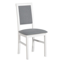 Jídelní židle NILO 3 Bílá Tkanina 11