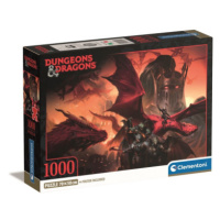 Clementoni - Puzzle 1000 Dungeons & Dragons - Compact