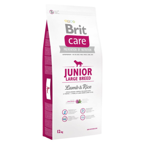 Brit Care Junior Large Breed Lamb & Rice - Výhodné balení: 2 x 12 kg