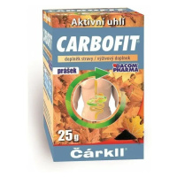 CARBOFIT aktivované rostlinné uhlí 25g