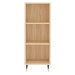 vidaXL Skříň highboard dub sonoma 34,5x32,5x180 cm kompozitní dřevo