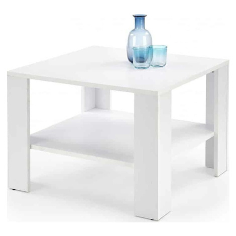 Halmar Konferenční stolek Kwadro kwadrat - bílý