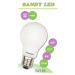 LED žárovka Sandy LED E27 S2403 8W OPAL teplá bílá