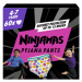 NINJAMAS Kalhotky plenkové Pyjama Pants Srdíčka, 60 ks, 7 let, 17kg-30kg