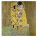 Obrazová reprodukce Polibek, Gustav Klimt, 40 × 40 cm