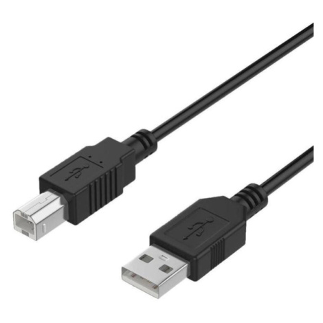 Kabel USB-A (male) na USB-B (male), 3m, černá Winner Group