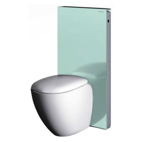 Geberit Monolith - Sanitární modul pro stojící WC, 101 cm, boční přívod vody, mátově zelená 131.