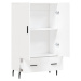 vidaXL Skříň highboard bílá 69,5 x 31 x 115 cm kompozitní dřevo