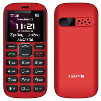 Aligator A720 4G Senior, Black/Red - A720RB