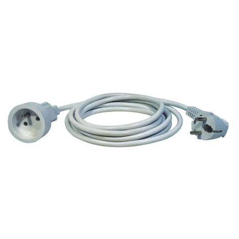 Emos Prodlužovací kabel 1,5 m / 1 zásuvka / bílý / PVC / 1 mm2 P0111