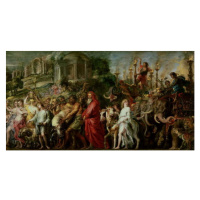 Obrazová reprodukce A Roman Triumph, c.1630, Peter Paul Rubens, 40 × 22.2 cm