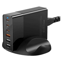 Nabíječka Wall charger Blitzwolf BW-S25, 75W, 3x USB + 3x USB-C (black)