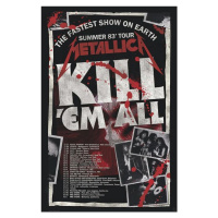 Plakát, Obraz - Metallica - Kill'Em All 83 Tour, (61 x 91.5 cm)