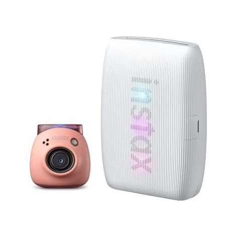 Fujifilm instax mini Link 3 Clay White + Fujifilm Instax Pal Pink