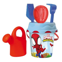 Smoby Kbelík Spidey s krhličkou a přísl., střední