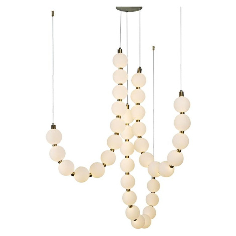 ACA Lighting závěsné svítidlo LOLLY LED 54W 4000lm 3000K IP20 zlatý hliník + akryl HM238LEDP36