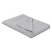 Embosovaný přehoz na postel 200×220 cm šedý ALAMUT, 313277