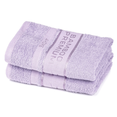 4Home Bamboo Premium ručník světle fialová, 50 x 100 cm, sada 2 ks