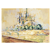 Obrazová reprodukce Notre Dame, 1885, Paul Signac, 40 × 30 cm