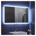 Aquamarin zrcadlo s LED osvětlením, 80 x 60 cm
