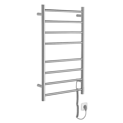 Sapho - Elektrický sušák na ručníky REDONDO 75W/230V 90 cm lesklý chrom kulatý ER220V