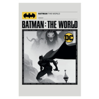 Umělecký tisk Batman - The world Germany Cover, 26.7x40 cm
