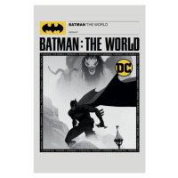 Umělecký tisk Batman - The world Germany Cover, 26.7 × 40 cm