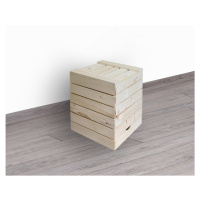 Dřevěná bedýnka sedák 30 x 35 x 30 cm