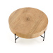 Konferenční stolek BROOKLYN - ocel, dekor dub