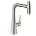 HANSGROHE M71 Dřezová baterie M7117-H240 s výsuvnou sprškou, sBOX, vzhled nerezu 73817800