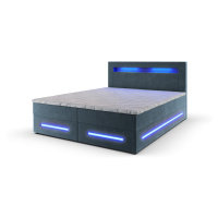 MSL Kontinentální čalouněná postel MANA (160 x 200 cm) Barva látky: MONOLITH 72