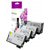 4x inkoust pro Epson WorkForce Pro WF-4745 Dtwf 407 XL