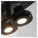 Steinhauer LED stropní bodové osvětlení Westpoint 4zdr černé