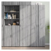 vidaXL Skříň highboard šedá sonoma 50 x 42,5 x 185 cm kompozitní dřevo