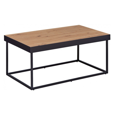 Konferenční stolek adelia - dub artisan/černá