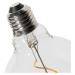 E27 dimbare LED spiraal filament G95 4W 270 lm 2700K