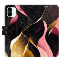 iSaprio flip pouzdro Gold Pink Marble 02 pro Xiaomi Redmi A1 / A2