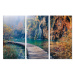 Vícedílné plátno Národní Park Plitvická Jezera II. Varianta: 100x150