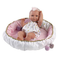 Llorens 73806 NEW BORN HOLČIČKA - realistická panenka miminko s celovinylovým tělem - 40 cm