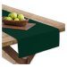 Ubrus - běhoun na stůl MANUEL barva 26 lahvově zelená více rozměrů Mybesthome Rozměr: 40x120 cm