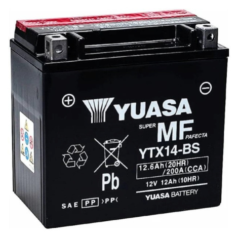 Motobaterie Yuasa Super MF YTX14-BS