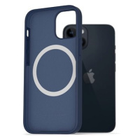 AlzaGuard Silicone Case Compatible with Magsafe pro iPhone 14 modrý