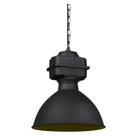 Průmyslová závěsná lampa malá matná černá - Sicko QAZQA