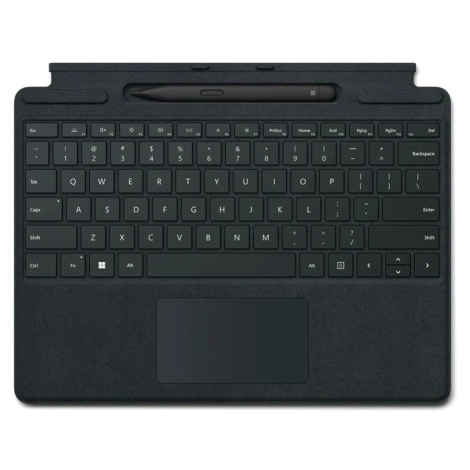 Microsoft Surface Pro Signature Keyboard+Pen Con, CZ/SK, CEE, černá - 8X6-00085CZ