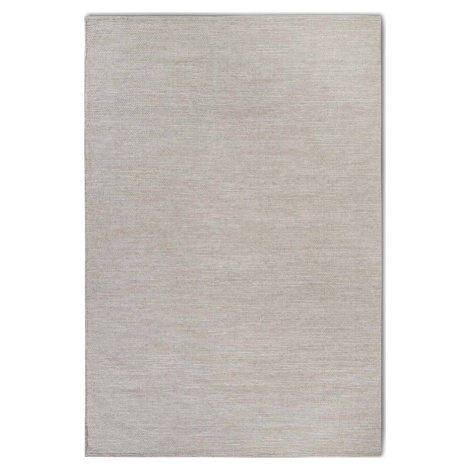 Béžový ručně tkaný koberec s příměsí vlny 120x170 cm Pradesh Linen White – Elle Decoration