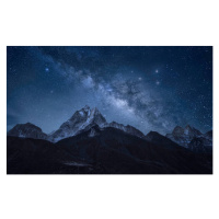 Umělecká fotografie Milky way over Ama Dablam, Sagarmatha NP, Nepal, Weerakarn Satitniramai, (40