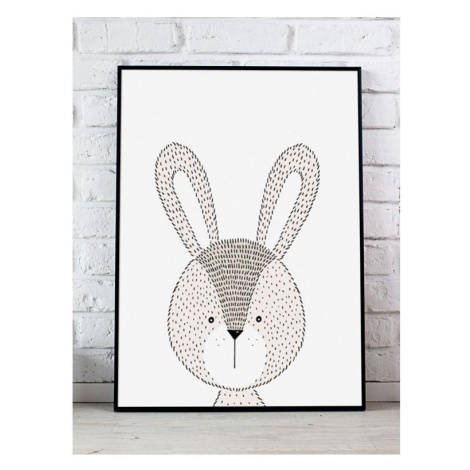 Dětský dekorační plakát s králíkem