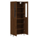 vidaXL Skříň highboard hnědý dub 69,5 x 34 x 180 cm kompozitní dřevo