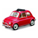 Bburago 1:24 Fiat 500L (1968) Red